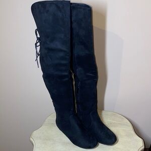 Elegant Black Over-the-Knee Women's Boots